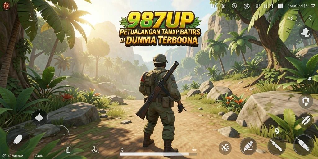 Screenshot dari gameplay <strong>987UP</strong> menampilkan eksplorasi dunia terbuka yang luas.