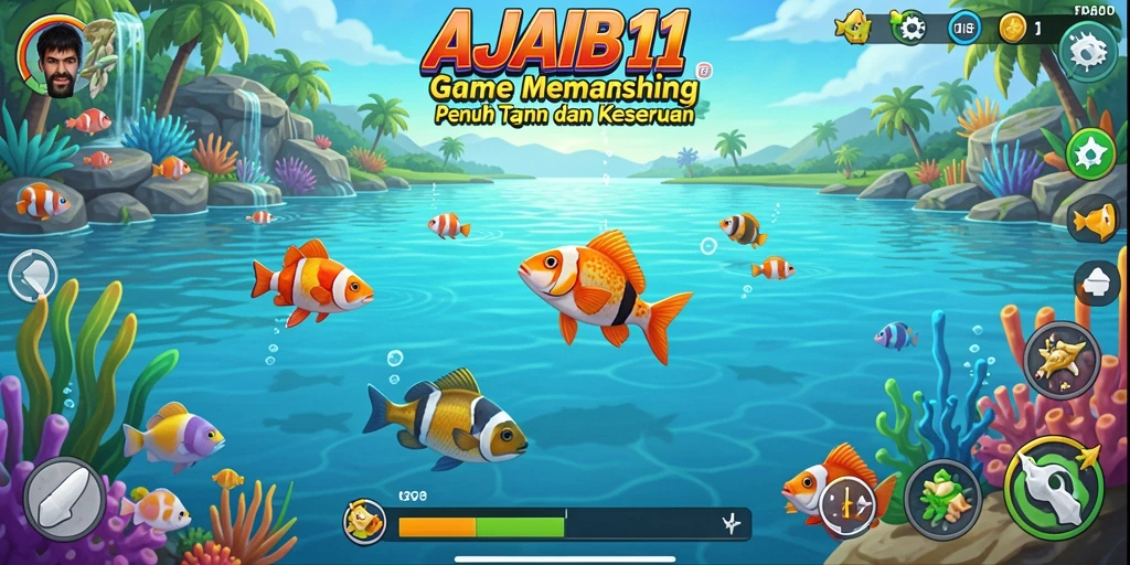 Tangkapan besar dalam game AJAIB11 dengan grafik menakjubkan.