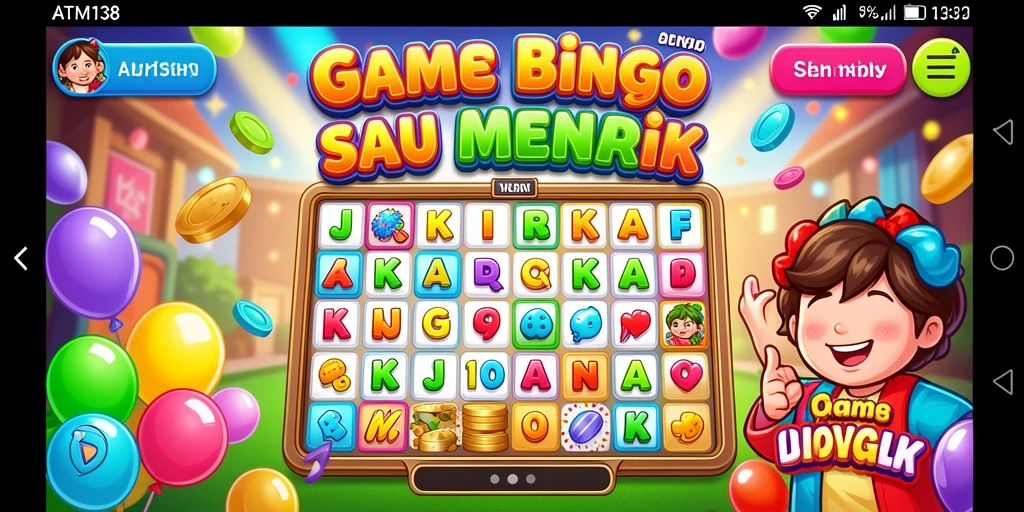 Tangkapan layar ATM138 menampilkan gameplay Bingo yang menarik dan interaktif.