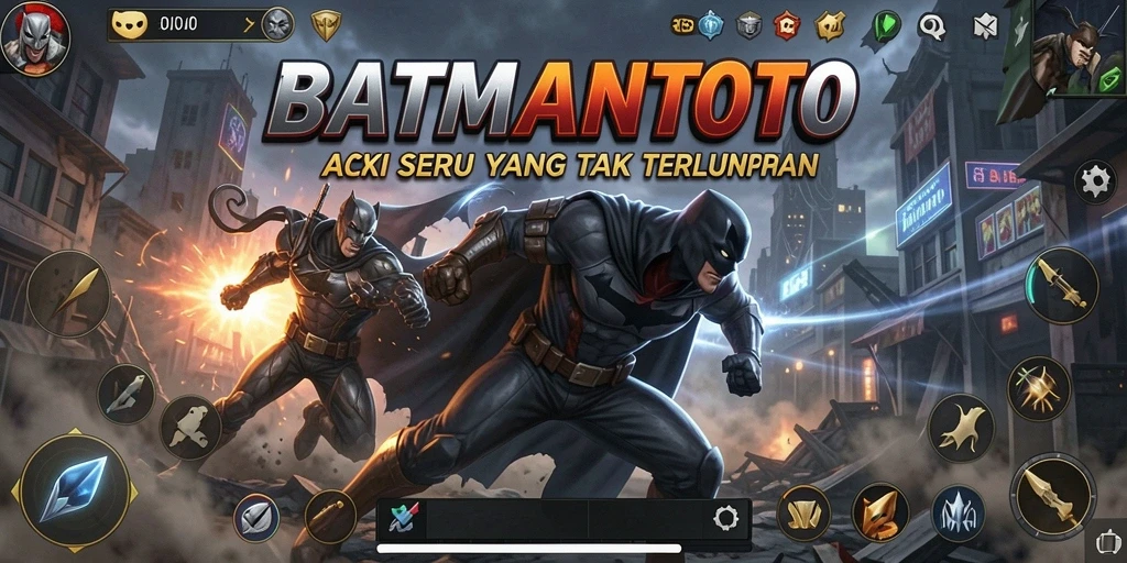 Screenshot menampilkan gameplay aksi di BATMANTOTO yang mendebarkan.