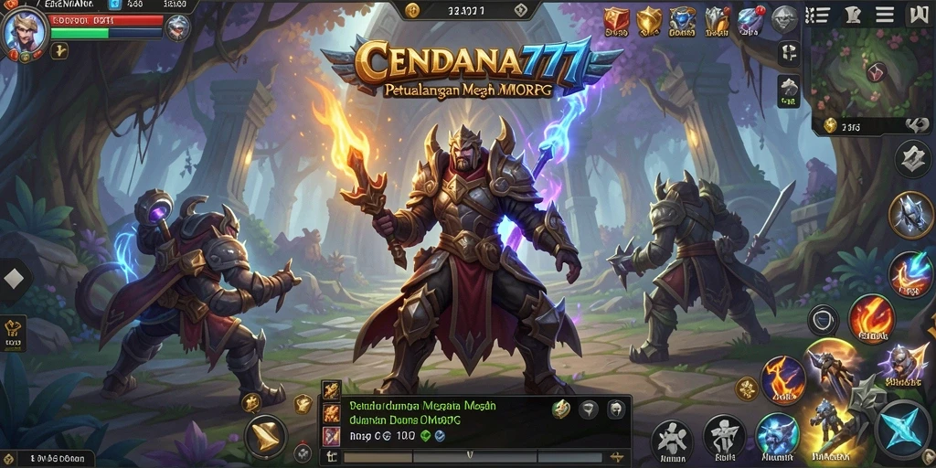Tampilan aksi seru dalam gameplay CENDANA777 yang menakjubkan.