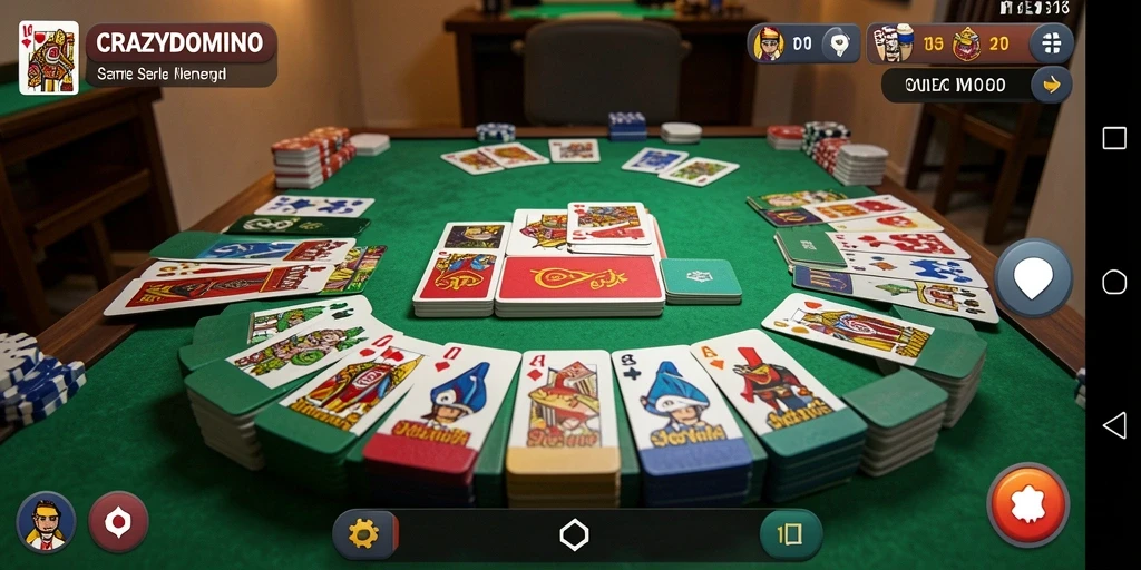 Gameplay seru dan grafis menarik dari CRAZYDOMINO.