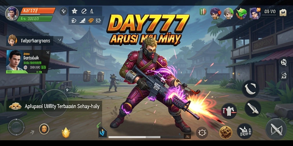 Tampilan antarmuka aplikasi DAY777 untuk manajemen tugas.