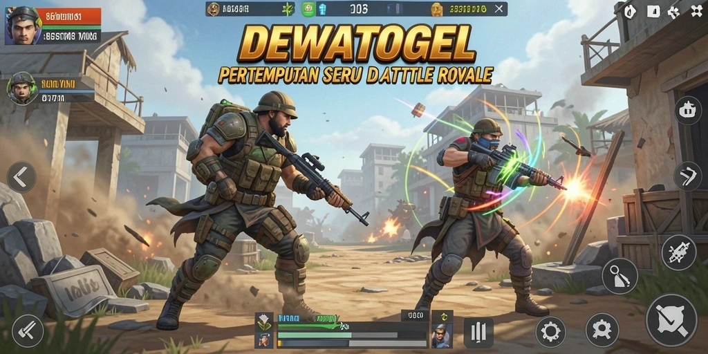 Screenshot menampilkan aksi mendebarkan dalam DEWATOGEL.