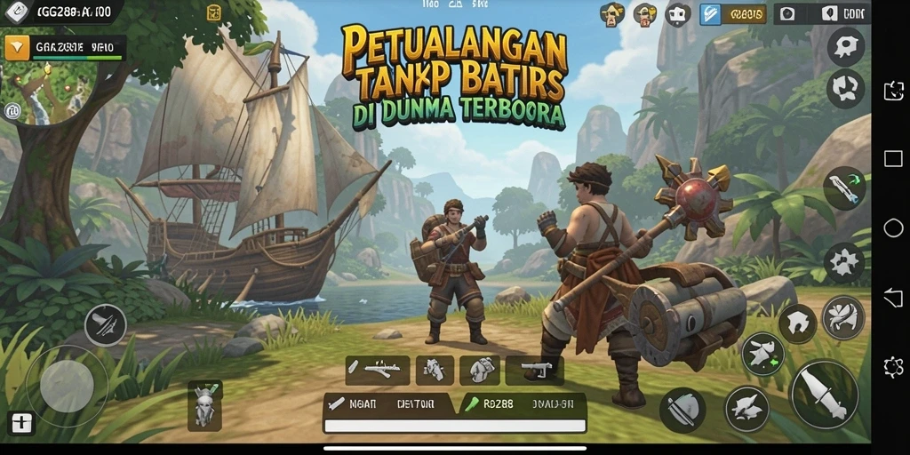 Tampilan gameplay menakjubkan dari dunia terbuka GG288.