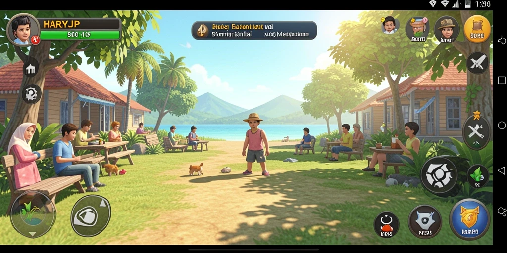 Tangkapan layar menunjukkan gameplay menarik dari HARAPJP.