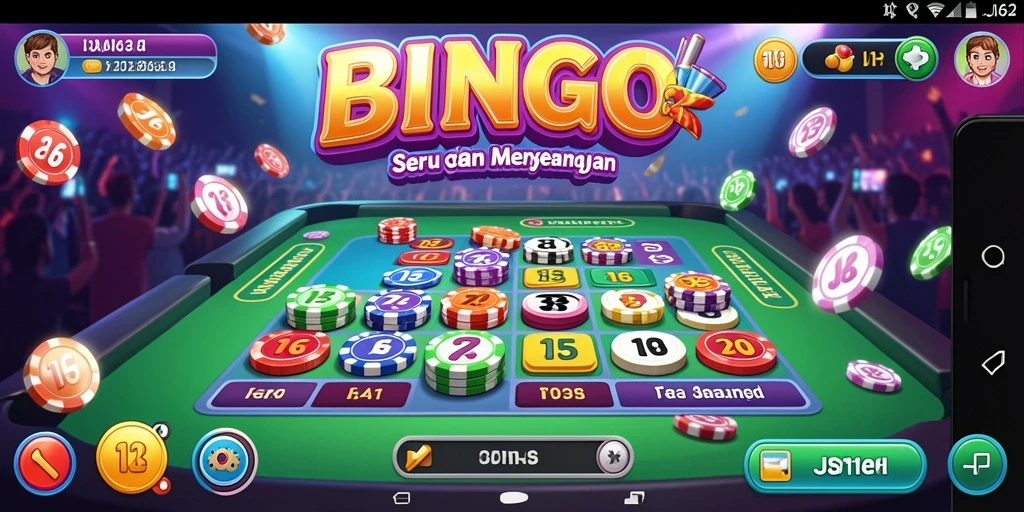 Screenshot utama JJ62 menampilkan gameplay menarik permainan Bingo.