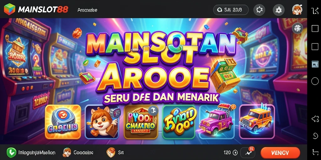 Tampilan gameplay MAINSLOT88 yang penuh warna dan mengasyikkan.