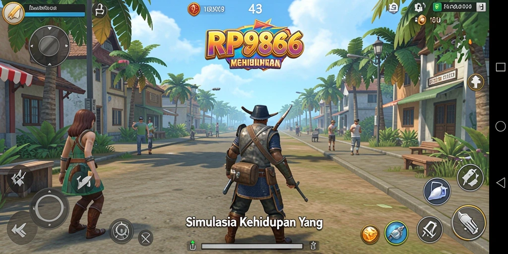 Tampilan gameplay menarik dari game simulasi RP886.