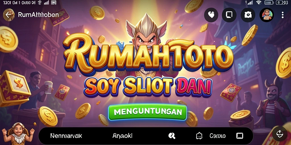 Tampilan gameplay RUMAHTOTO yang menarik dan memikat.