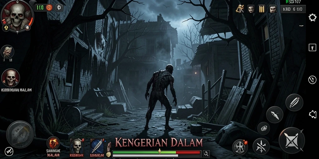 Tampilan gameplay menyeramkan di SD107 yang memikat.