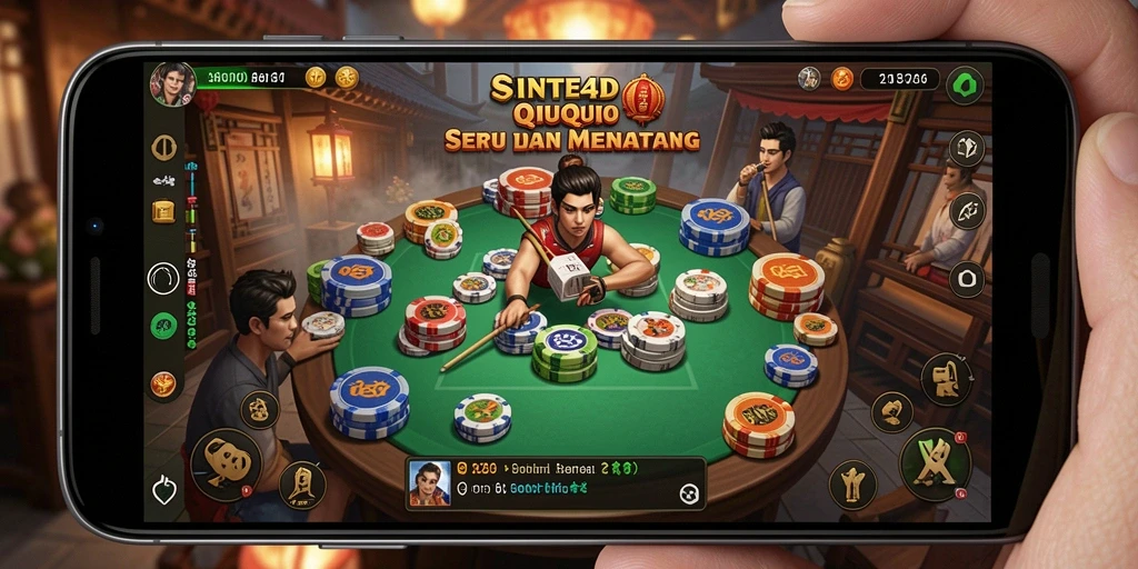 Screenshot gameplay QiuQiu SINTE4D yang seru dan menantang.